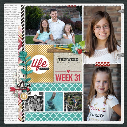 Project Life 2015: Week 31