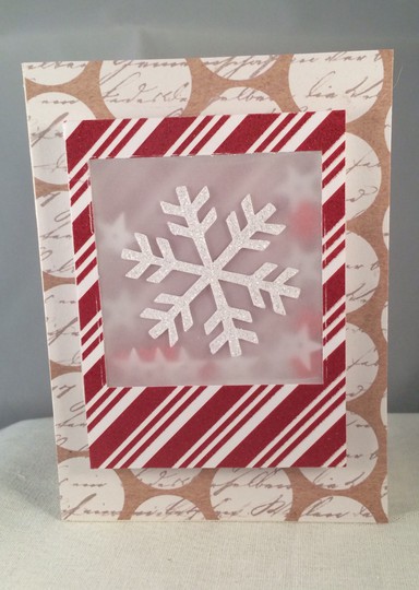 Snowflake Shaker Card
