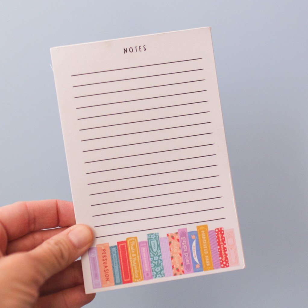 Jane Austen Books Notepad item