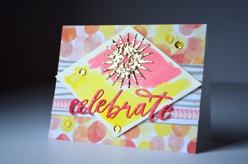 Burst Celebrate Card