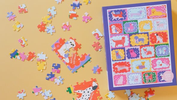 Dapper Dogs - 500 Piece Jigsaw Puzzle gallery