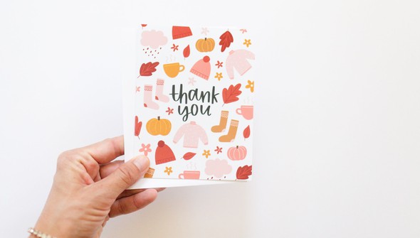 Cozy Thank You Greeting Card gallery