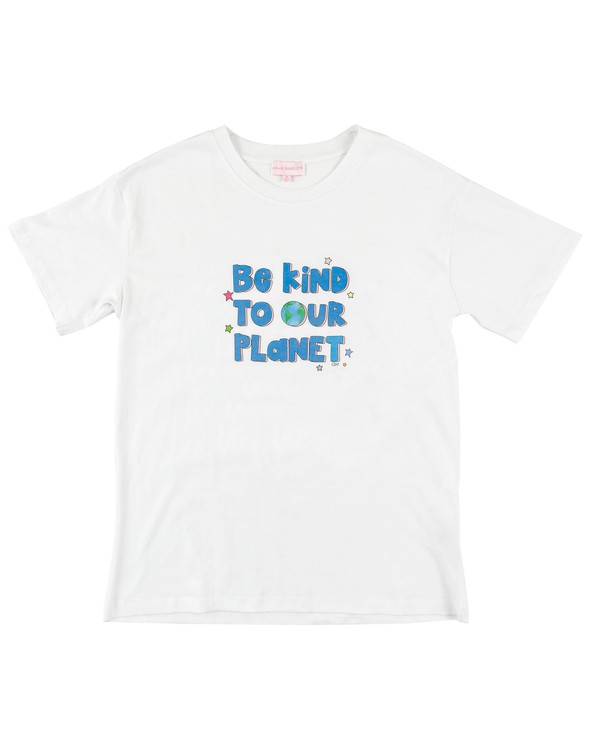 Be Kind to Our Planet Callie Tee - White - Callie Danielle Shop