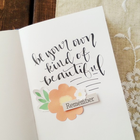 be your own kind of beautiful art journal page by hopscotchlane gallery