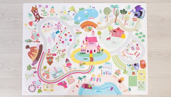 Table Top Rainbow Land Play Mat gallery