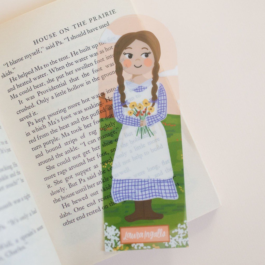 Little House on the Prairie Laura Ingalls Acetate Bookmark item