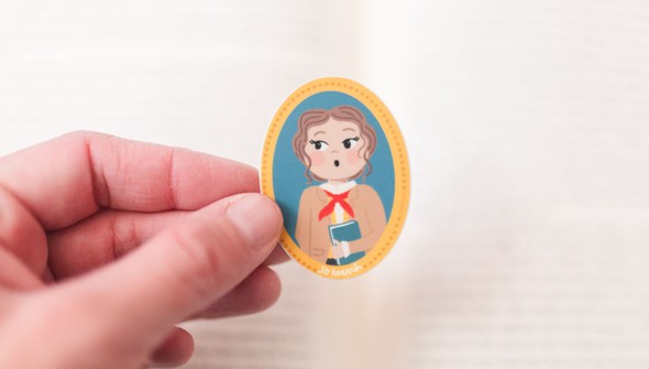 Little Women Jo March Portrait Decal Sticker gallery