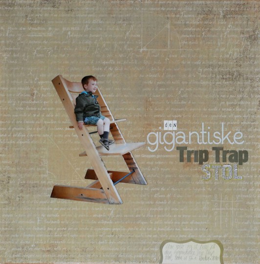 The giant Trip Trap chair