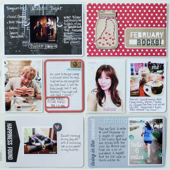 2014 Project Life | February p.5 by listgirl gallery