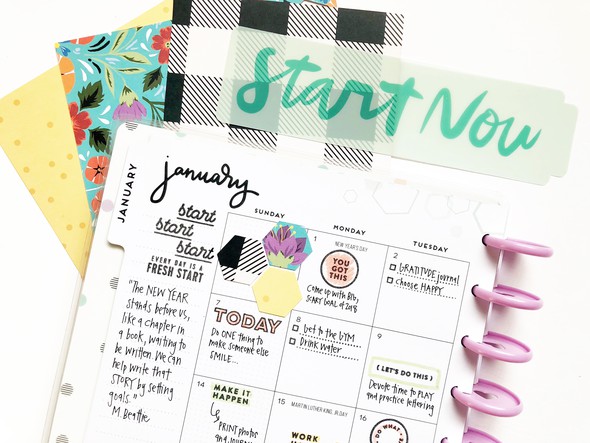 Goal Setting January Planner Layout by momruncraft gallery