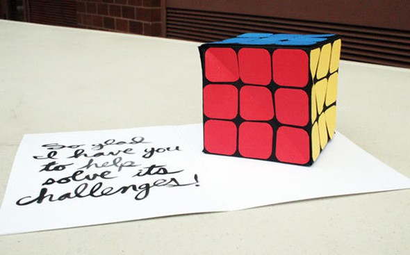 Pop Up Rubik's Cube Card by milkcan gallery