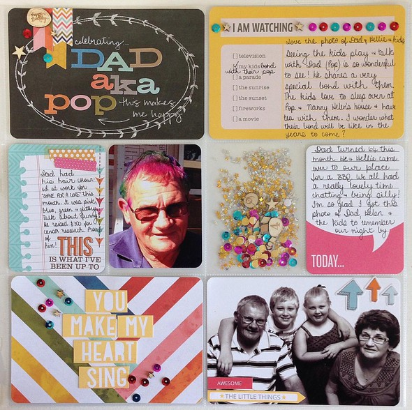 Project Life - March 2013, layout 1 - Celebrating my Dad by karenmandersen gallery