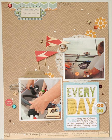Every Day | Lisa's Scrapbook a "Now" Photo | Pop Off the Page Class