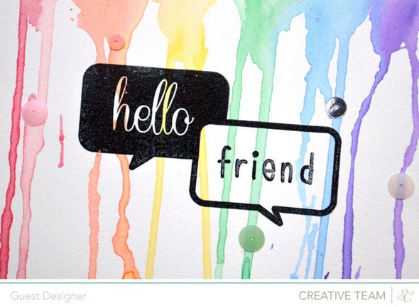 HELLO FRIEND CARD *Main card kit only* by Paige Evans by PaigeEvans gallery