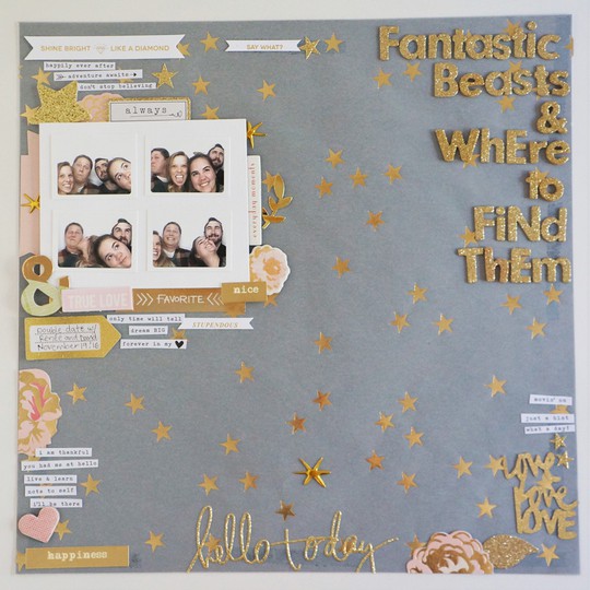 Fantastic beasts and where to find them photostrip scrapbook layout %25281%2529 original