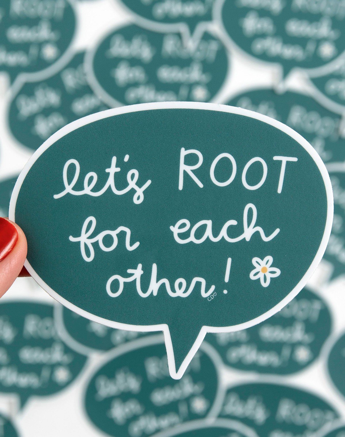 Let's Root for Each Other Decal Sticker item