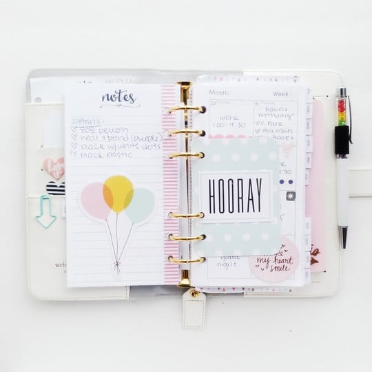 july week three planner pages