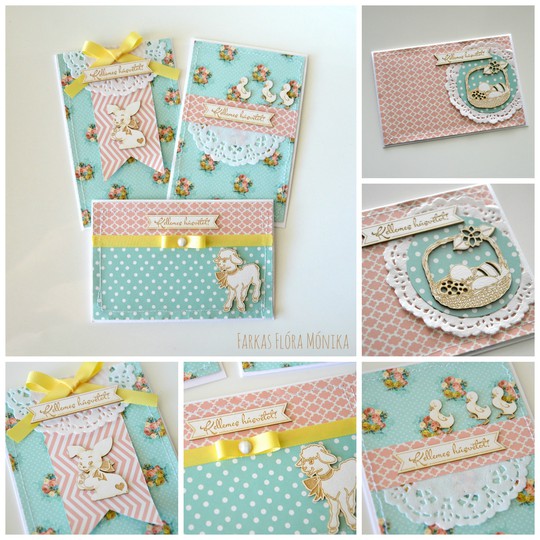 Easter Cards with chipboards