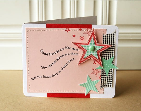 Good Friends are Like Stars card by Dani gallery