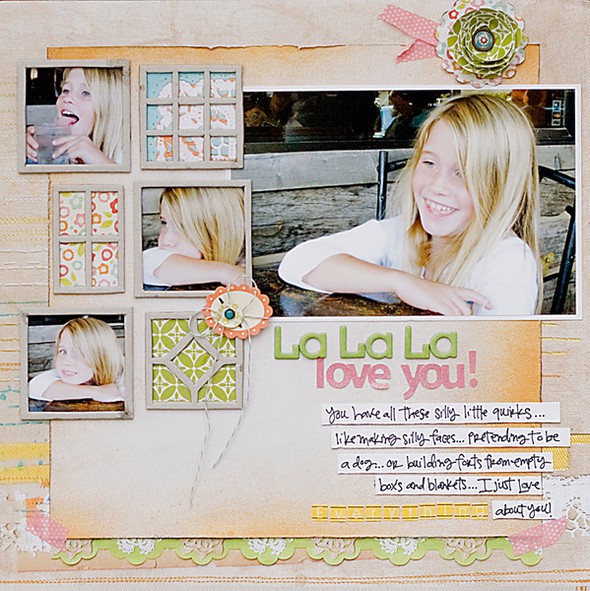Lalala Love You! *On the Easel kit* Got sketch Blog #104* by kimberly gallery