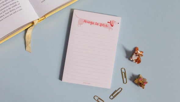 Things To Fetch Dog Notepad gallery