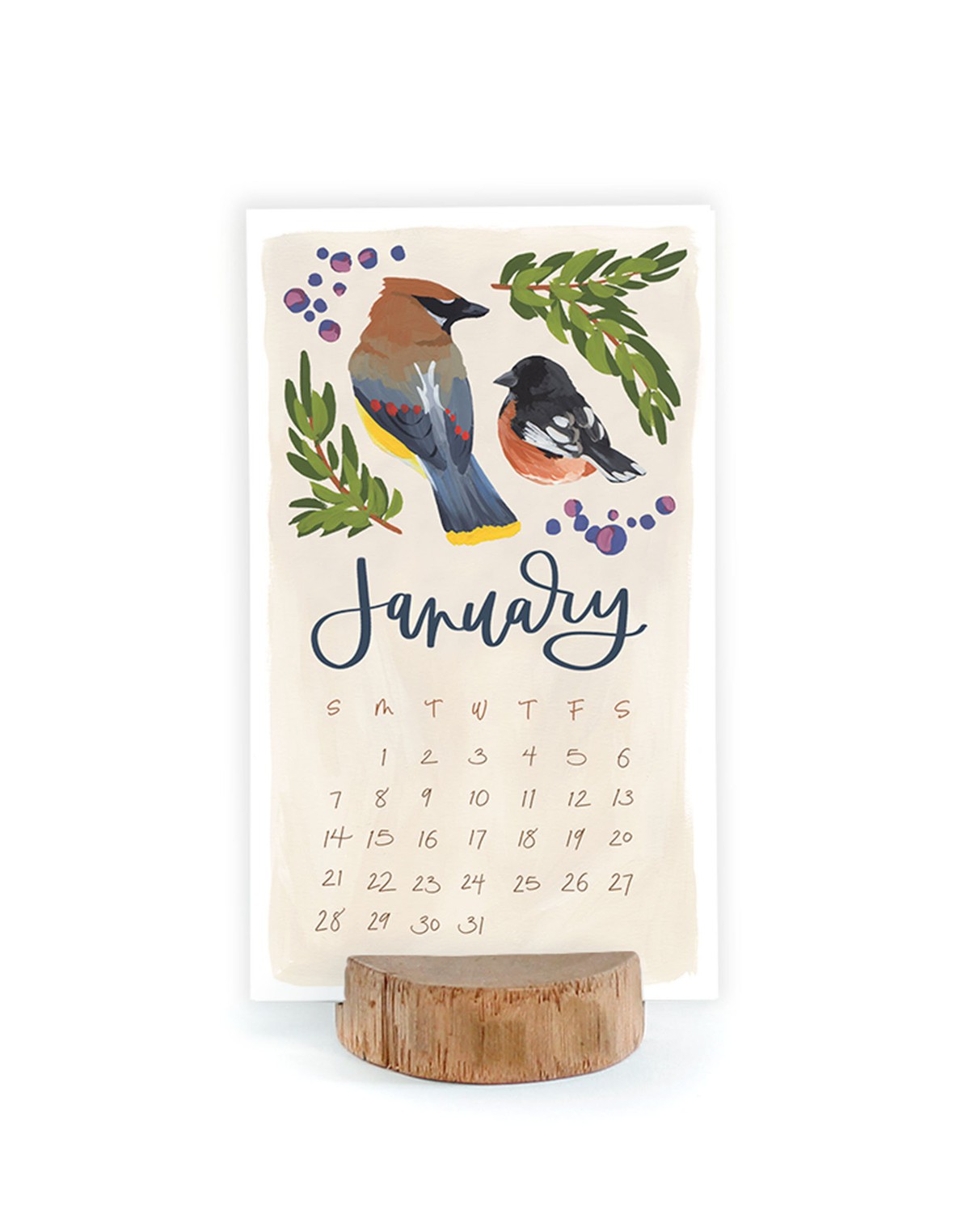 2024 Stump Calendar - Feathered Friends Birds item
