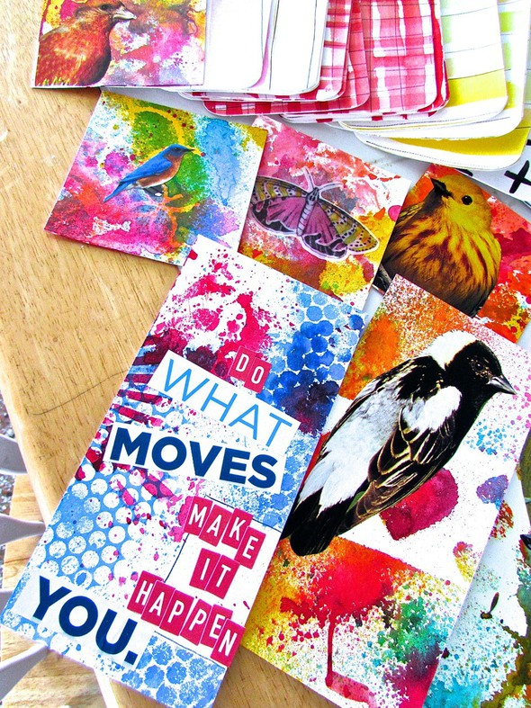 Painted and Collaged Cards by bonitarose gallery