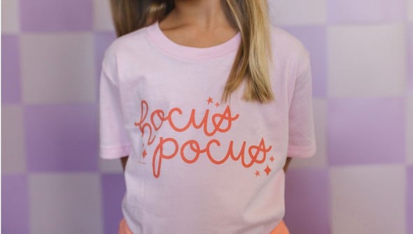 Hocus Pocus - Youth Pippi Tee - Blush gallery