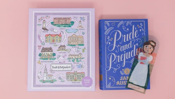 Pride & Prejudice Map - 500 Piece Jigsaw Puzzle gallery