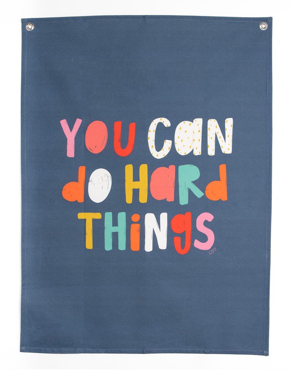 Beautiful girl you can do hard things tapestry online