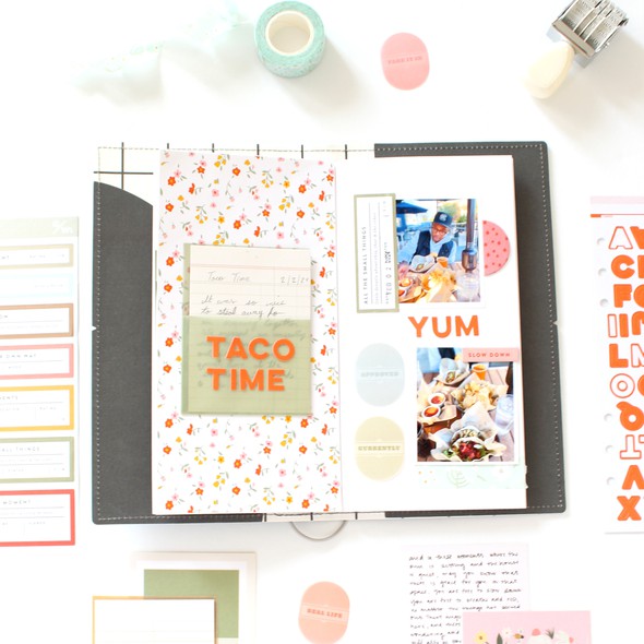 Taco Time Traveler's Notebook Spread by desialy gallery
