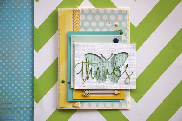 Springy Thanks card by natalieelph gallery