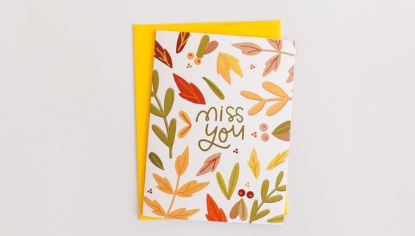 Miss You Card gallery