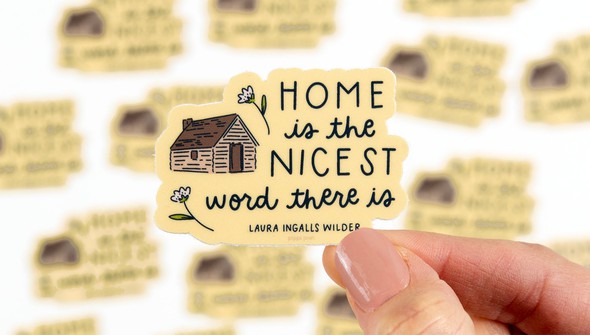 Home Is The Nicest Word Prairie Decal Sticker gallery