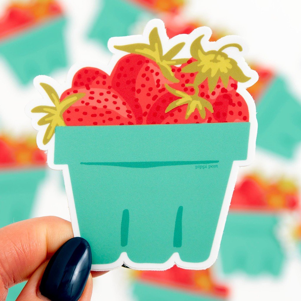 Strawberries Decal Sticker item