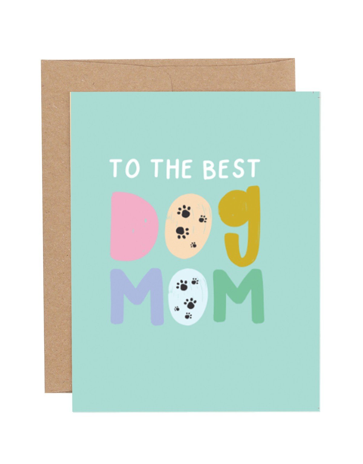 Best Dog Mom Greeting Card item