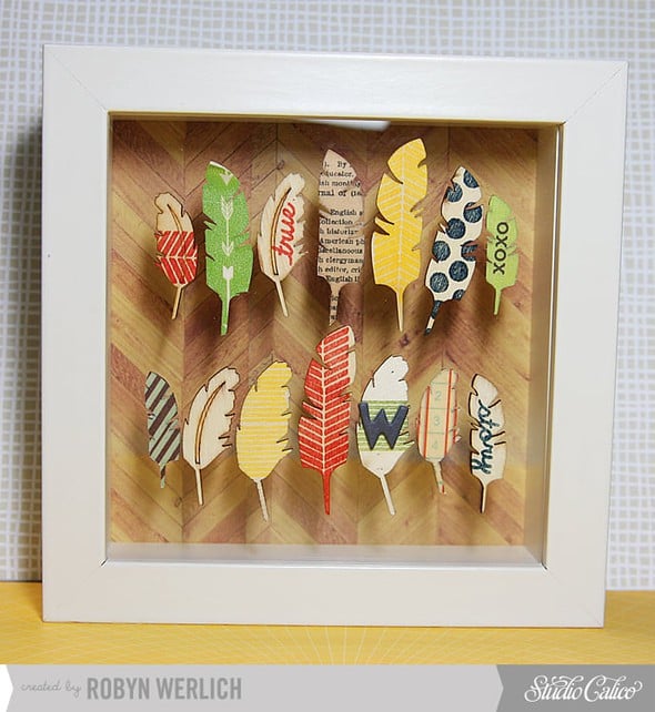 Feather Frame Art *Main Kit Only* by RobynRW gallery