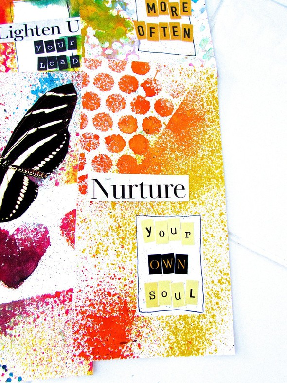 Painted and Collaged Cards by bonitarose gallery