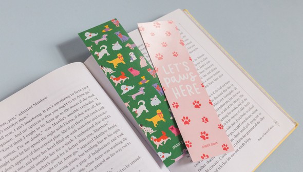 Let's Paws Here Dogs Bookmark Set gallery