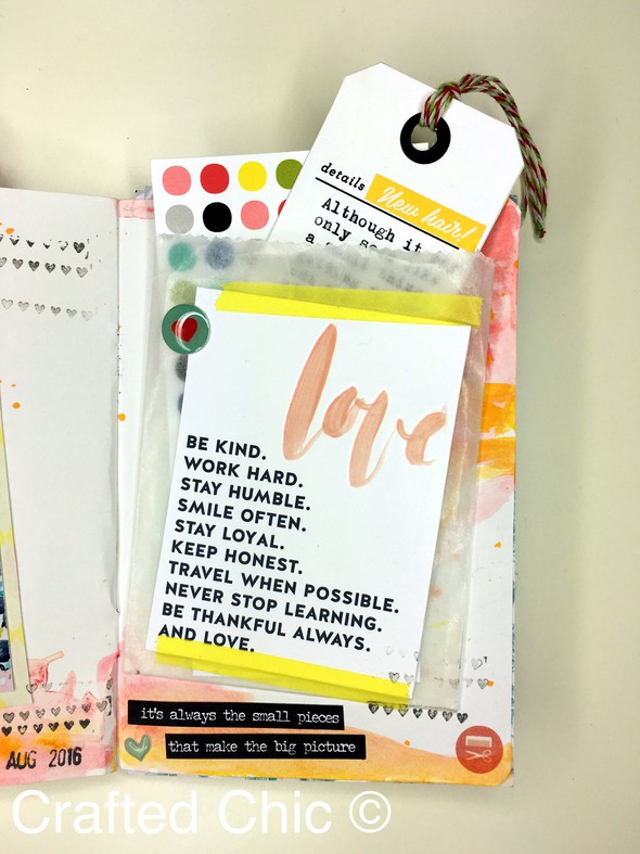 Creative journaling mini-layout 'Love' by nicwood gallery