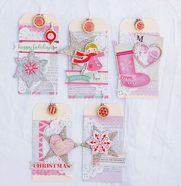 Pink Holiday Tags by agomalley gallery