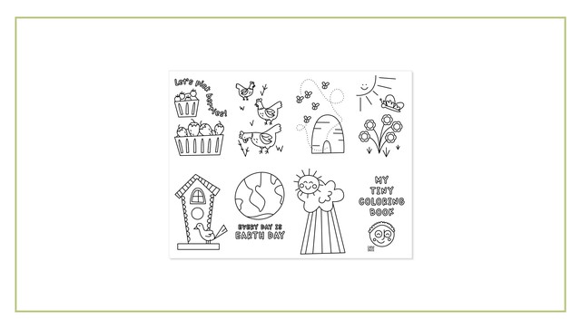 Colorable Placemat, 1 of 1