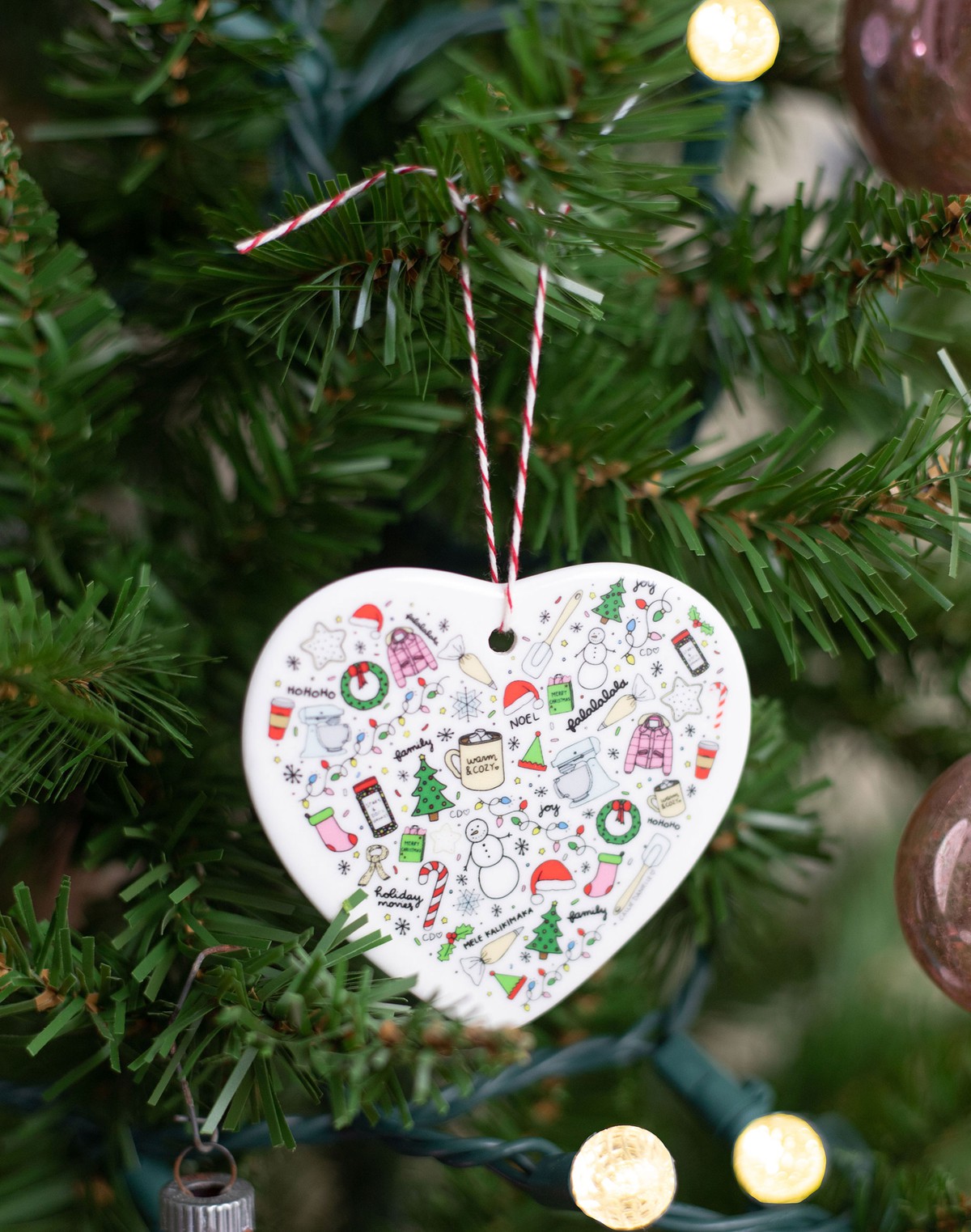 Love For Christmas Customizable Ornament item
