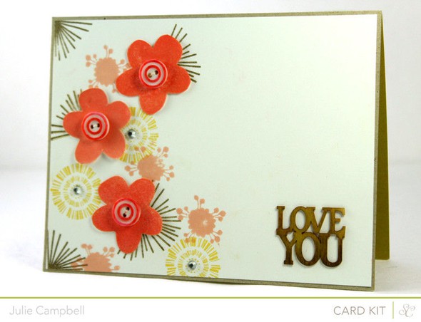 Floral "Card Kit Only" Card by JulieCampbell gallery