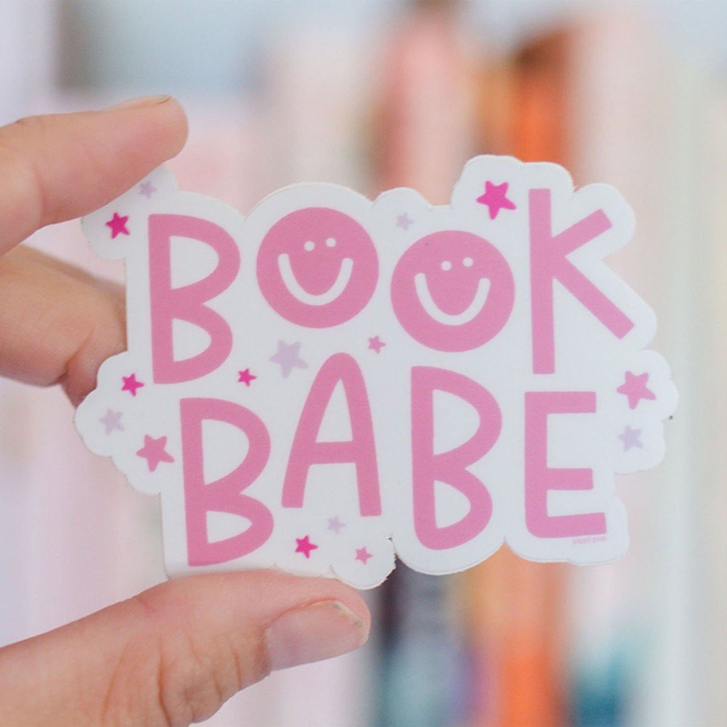 Book Babe Decal Sticker item