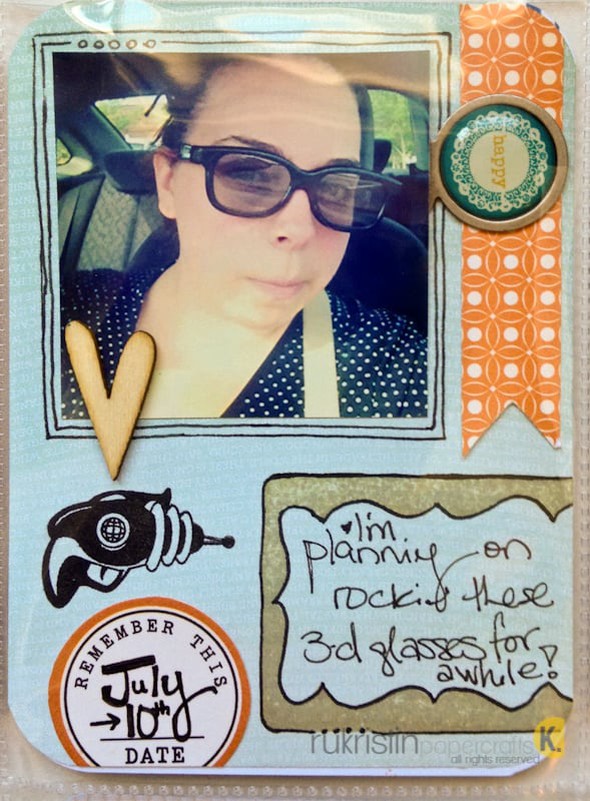 Project Life | July Week 2 -- Orange and Teal by rukristin gallery