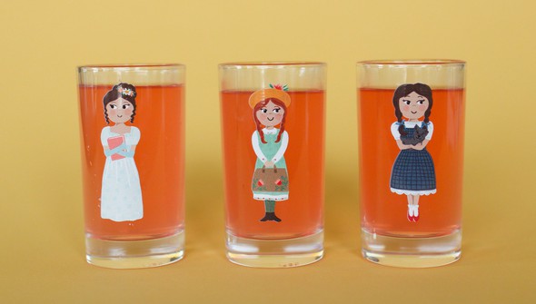 Wizard of Oz Dorothy Mini Juice Glass gallery