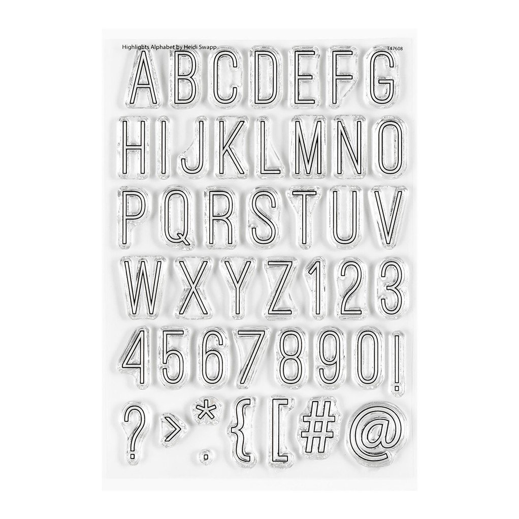 Stamp Set : 4×6 Highlights Alphabet  item