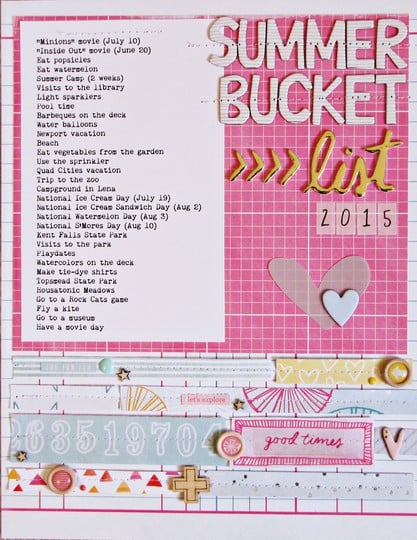 Summer bucket list 2015 original