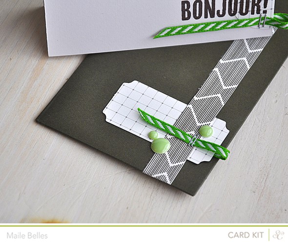 Bonjour! Mini Card & Envelope *Card Kit Only* by mbelles gallery